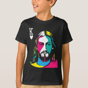 Camiseta Creyentes cristianos religiosos Jesucristo es Rey