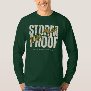 Camiseta Creyentes Cristianos Religiosos Oración Verde Gráf