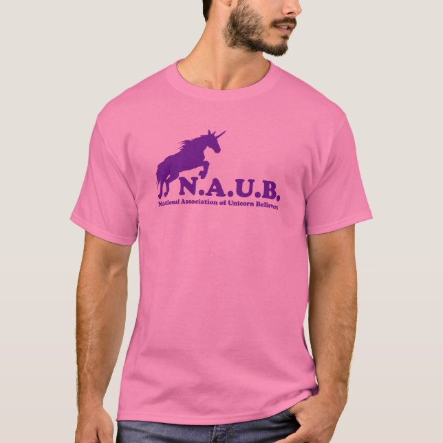 Camiseta Creyentes del unicornio de N.A.U.B (Anverso)