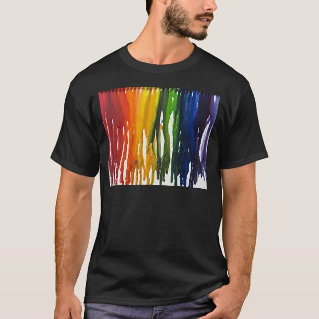 Camiseta Creyón derretido en sondeo (Anverso)