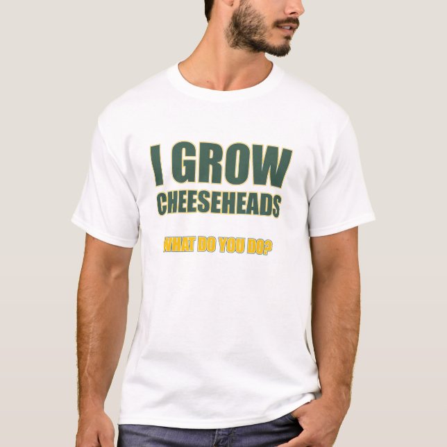 Camiseta Crezco Cheeseheads (Anverso)