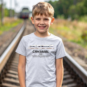 Camiseta CRH380BL Tren eléctrico de alta velocidad en China