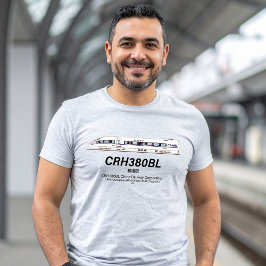 Camiseta CRH380BL Tren eléctrico de alta velocidad en China