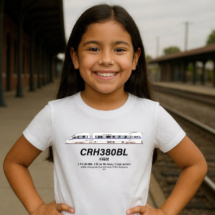 Camiseta CRH380BL Tren eléctrico de alta velocidad en China