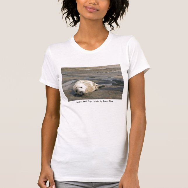 Camiseta Cría de foca de puerto del bebé (Anverso)