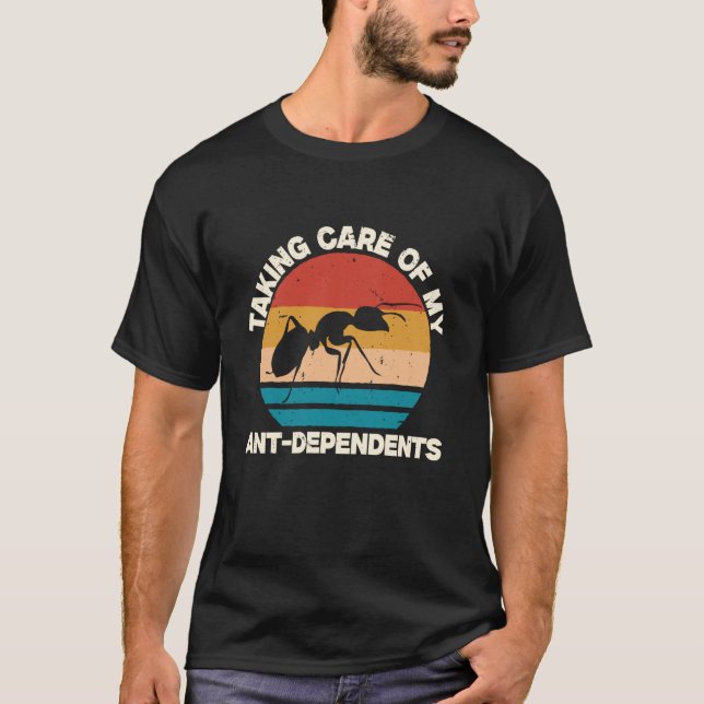 Camiseta Cría de hormigas (Anverso)