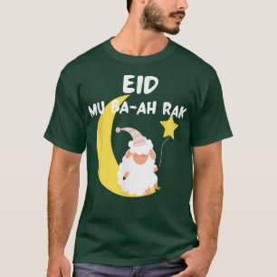 Camiseta Cría oveja Eid Mubaaahrak Eid Mubarak Eid al adha