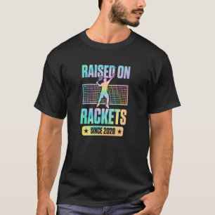 Camiseta Criada Con Racas Desde El Jugador De Tenis Birthda