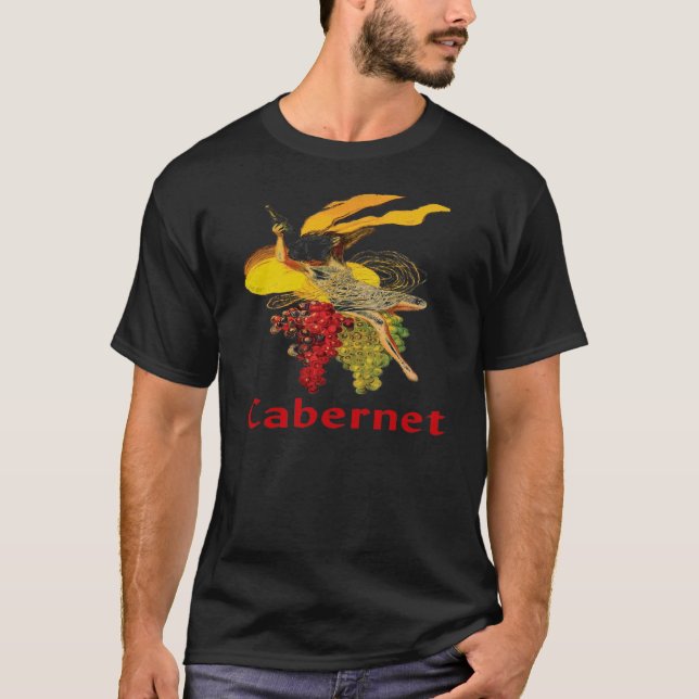 Camiseta Criada de Vino Cabernet (Anverso)