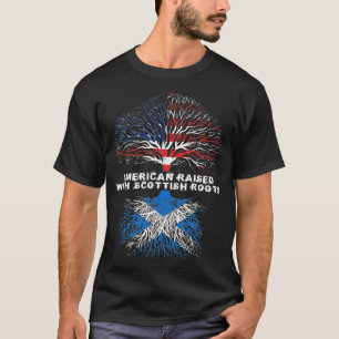 Camiseta Criada estadounidense con Escocia Roots