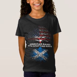 Camiseta Criada estadounidense con Escocia Roots