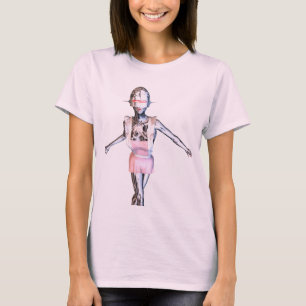 Camiseta criada robot