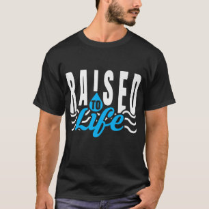Camiseta Criado a la vida como regalo para los bautizos de