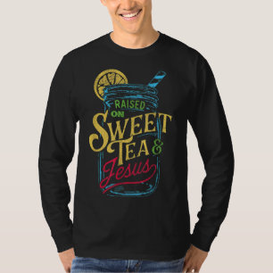 Camiseta Criado Con Té Dulce Y Jesús - Helado Del Orgullo D