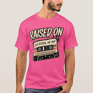 Camiseta Criado en el rap de la vieja escuela de hip hop Ca