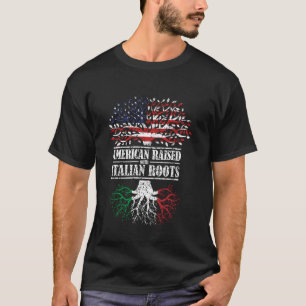 Camiseta Criado en Estados Unidos Con Raíces Italianas Ital