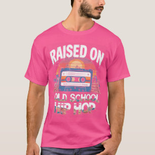 Camiseta Criado en la vieja escuela Hip Hop Tshirt Cassette