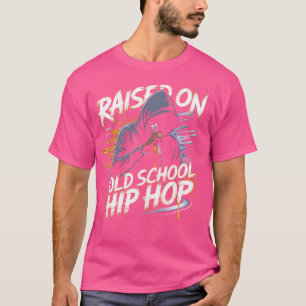 Camiseta Criado en la vieja escuela Hip Hop Tshirt Cassette