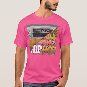 Camiseta Criado en la vieja escuela Hip Hop Tshirt Cassette