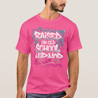 Camiseta Criado en la vieja escuela Hip Hop Tshirt Cassette