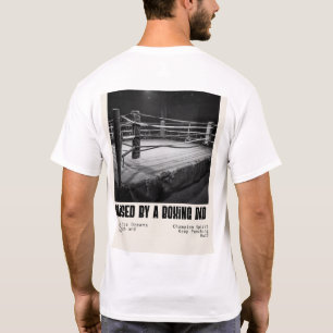 Camiseta Criado por un padre boxeador arte de ring vintage