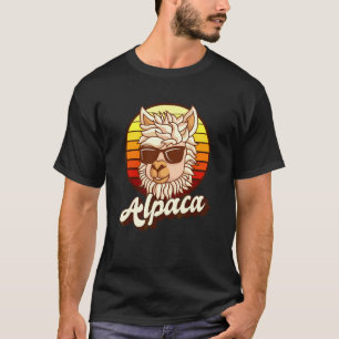 Camiseta Criador de Alpaca Huacaya Pako Lama Alpaca Retro A
