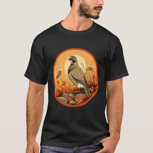 Camiseta Criador de codorniz codorniz anã (Anverso)