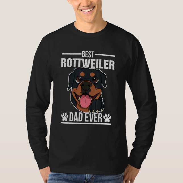 Camiseta Criadores de perros Rottweiler Propietario de perr (Anverso)