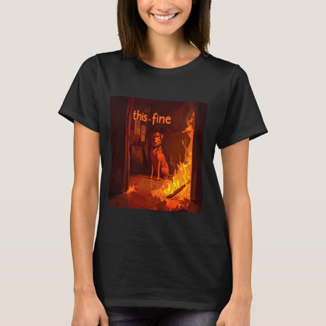 Camiseta Crían meme de Internet de perros finos (Anverso)