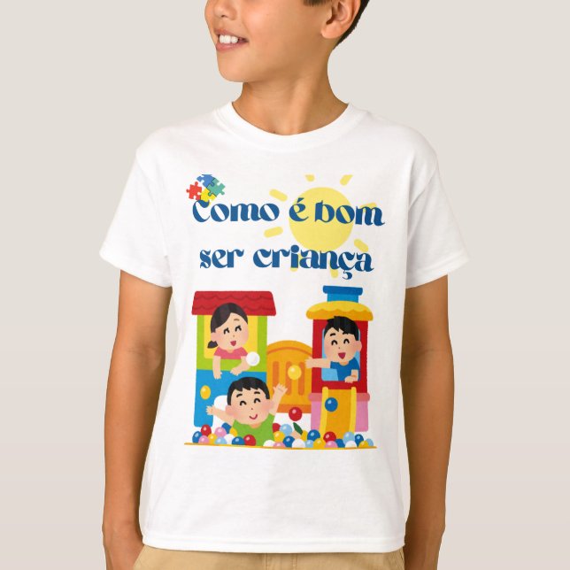 Camiseta Criança (Anverso)
