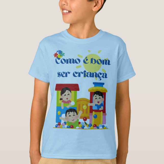 Camiseta Criança (Anverso)