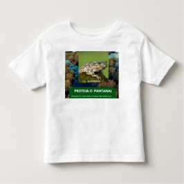 Camiseta Crianças em Jersey Fina Via Pantanal Sapo