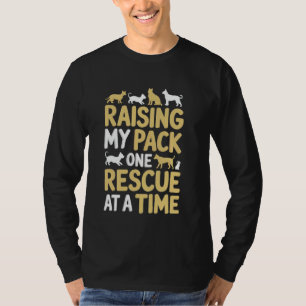 Camiseta Criando a mi manada Adoptar Acogida Refugio Rescat