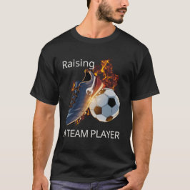 Camiseta Criando a un jugador de equipo Soccer Mom Dad Scho