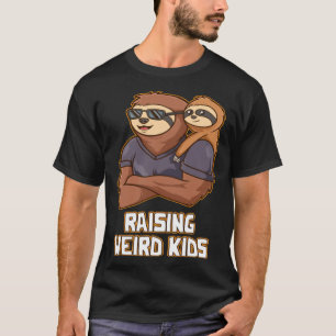 Camiseta Criando niños raros Papá Humor Familia Papi Niños
