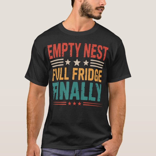 Camiseta Crianza de Fridge Llena Padres Nido Vacío Padres N (Anverso)