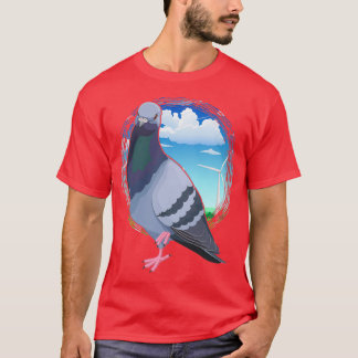 Camiseta Crianza de pichones Aves Mirando Entusiastos Natur