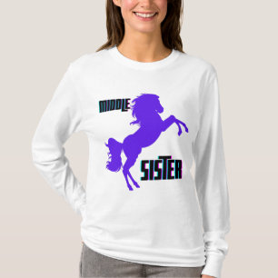 Camiseta Crianza de Poni Violeta de la Hermana Mediana