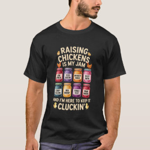 Camiseta Criar pollos es mi pasión divertido gallina granja