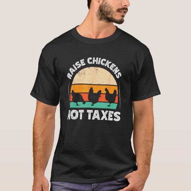 Camiseta Criar Pollos No Impuestos (Anverso)