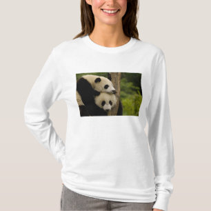 Camiseta Crías de panda gigante (Ailuropoda melanoleuca)