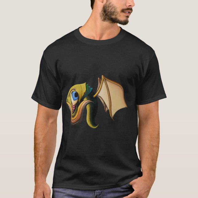 Camiseta Criatura Alada (Anverso)