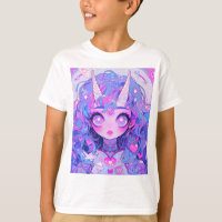 Criatura de Anime de Unicornio Mágico Fantástico C