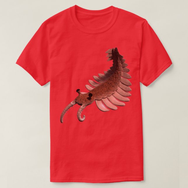 Camiseta Criatura de Anomalocaris de la época de Cambria (Diseño del anverso)