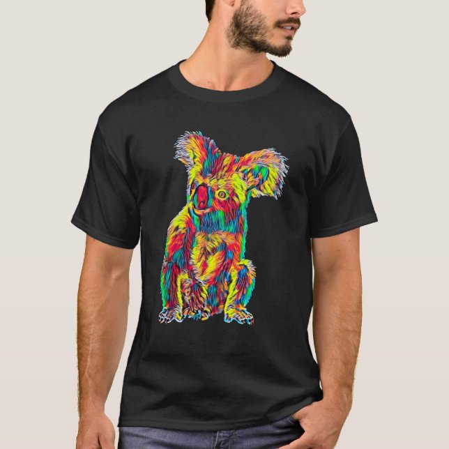 Camiseta Criatura de la cámara lenta de Australia del oso (Anverso)