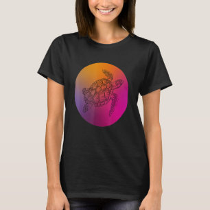 Camiseta Criatura De Tortugas Marinas Océano Animal Para Ho