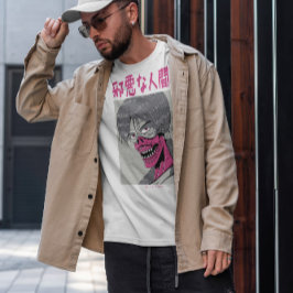 Camiseta Criatura del mal japonesa anime oscuro