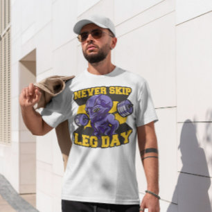 Camiseta Criatura Extranjera En El Gimnasio