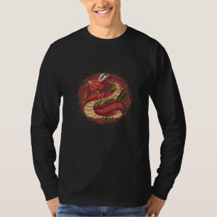 Camiseta Criatura Mítica Animal Fantasía Asia Cultura Chin
