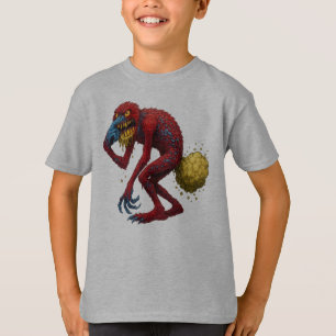 Camiseta Criatura monstruosa que se tira pedos y se hurga l